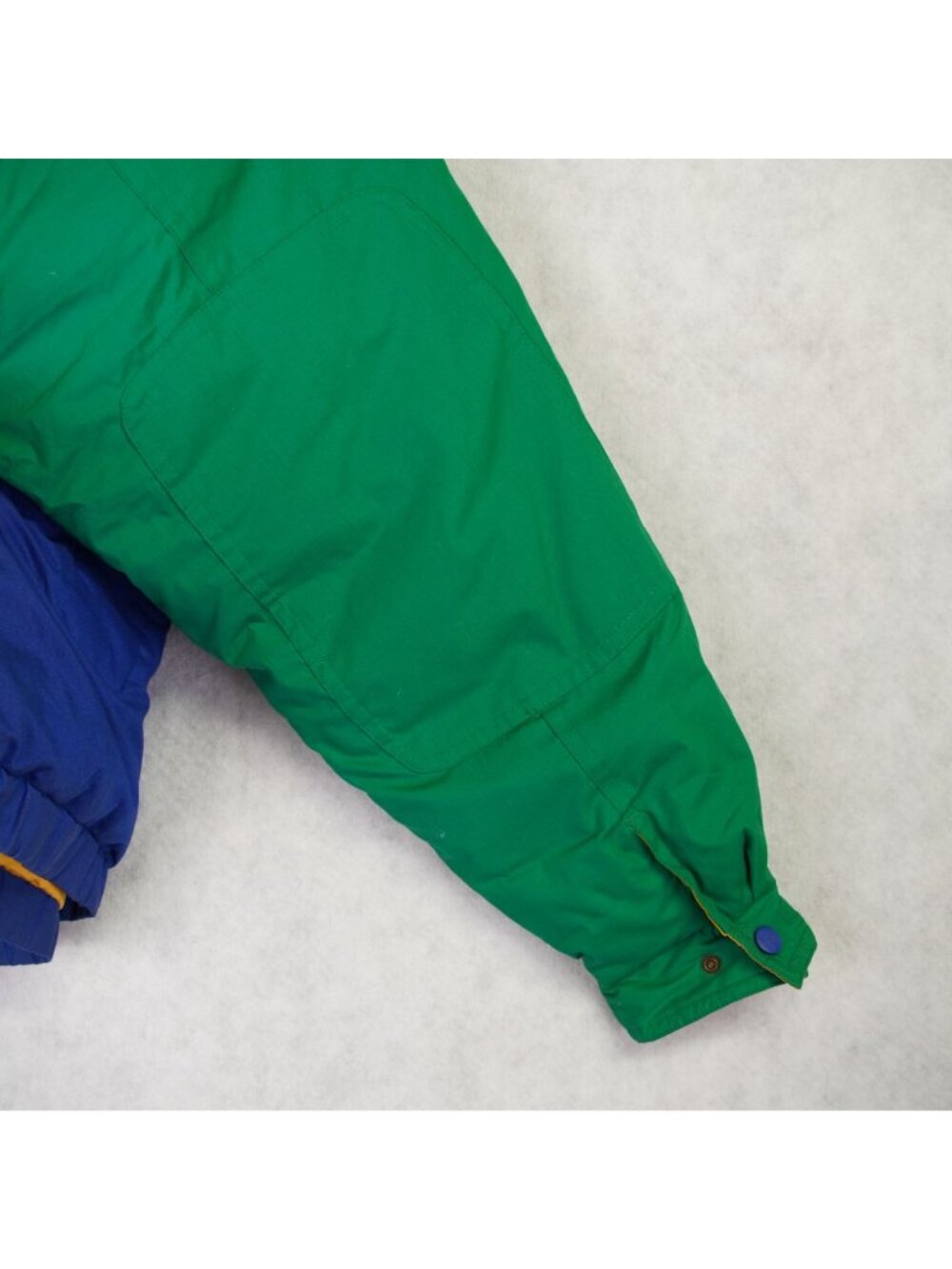 Vintage Mighty Mac Norsac Duck Down Puffer Jacket Mens XL Blue Green 80s-90s EUC - Picture 11 of 16